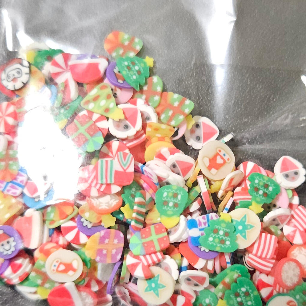Christmas Christmas decorations made of polymer clay.